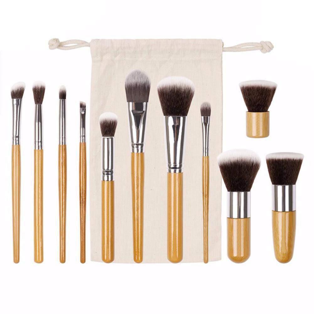 11 Bamboo Brushes Set