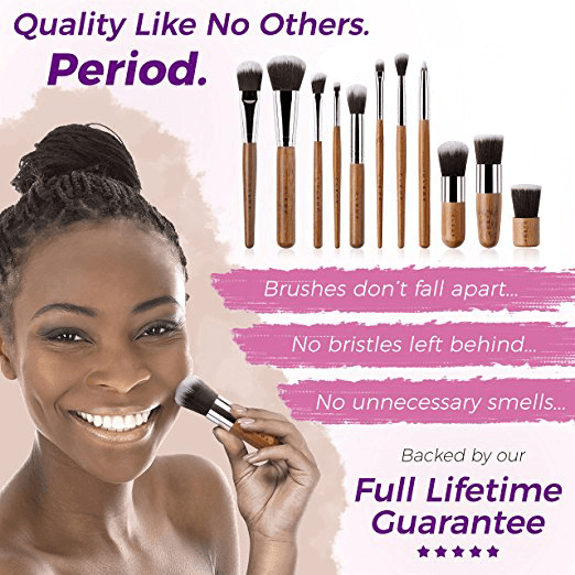 11 Bamboo Brushes Set