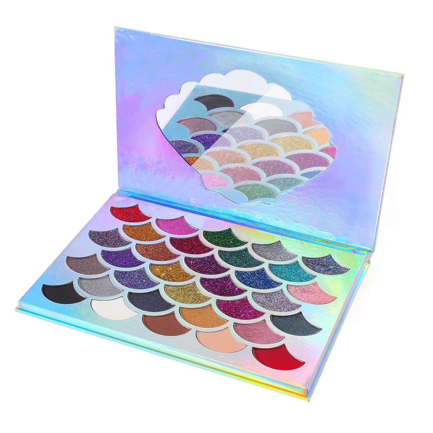 The Original Mermaid Glitter Palette Cleof Cosmetics